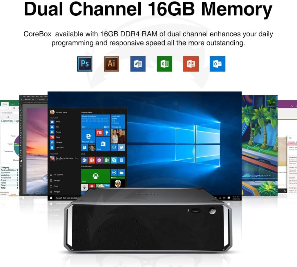 CHUWI CoreBox Mini PC, Win10 Mini DesktopCore i5-8259U CHUWI CoreBox Mini PC, Win10 Mini DesktopCore i5-8259U